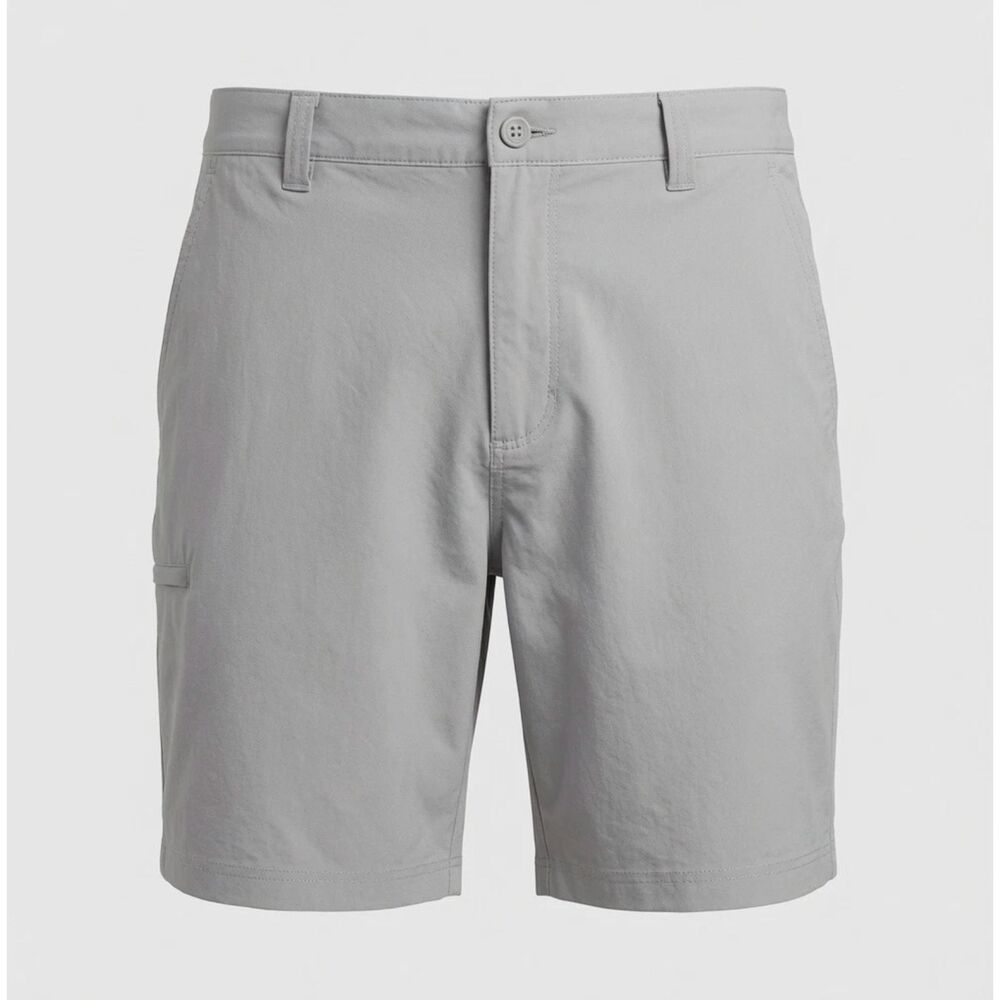 Columbia PFG Omni Shield Cargo Shorts 8” Inseam Mens 40 Gray Fishing Outdoor EUC